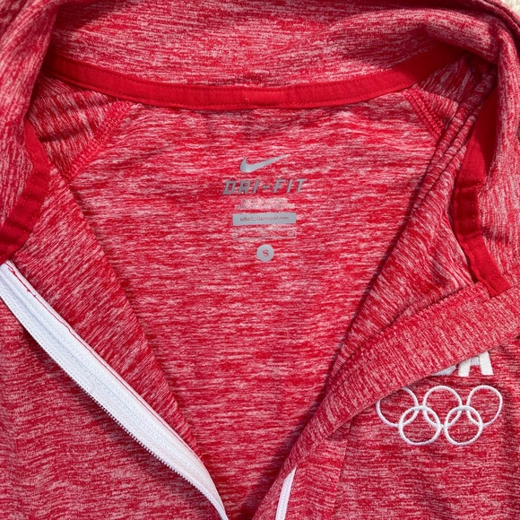 USA Olympic Nike Womens Dri-Fit Heathered Element 1/2 Zip, Size Small - Picture 8 of 9